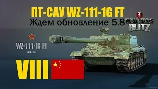 WZ-111-1G FT VIII уровень. Китай. Проектная ПТ-САУ от проектного танка WZ-111.WoT и ТТХ в WoT Blitz.