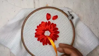Hand Embroidery Design | Amazing Flower Design | EZY KAJ