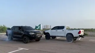 Toyota Hilux Revo Burnout | Rubber Burning | Karachi