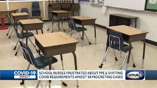 School nurses frustrated by shifting COVID-19 requirements