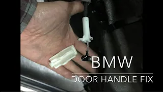 BMW Door handle cable clip DIY FIX (Easy Method) E46 E53 E90