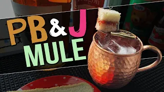 PB&J Mule with Skrewball Whiskey