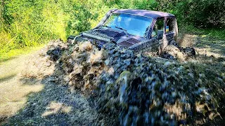 Нескучный #OFFROAD первый глубокий БРОД, проскочили не ВСЕ