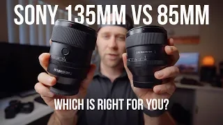Sony 135mm 1.8 vs 85mm 1.4 - Which is right for you + RAW Downloads + OMG SHARP