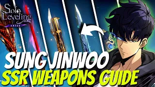 Which SSR Weapon Is The Best? Where & How To Use All Sung Jinwoo Weapons In Solo Leveling Arise