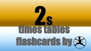 2's times tables flashcards I multiplication facts game