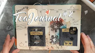 Чайный арт блокнот #2. Ещё одна идея для ведения чайного блокнота.  Teajournal