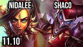 NIDALEE vs SHACO (JUNGLE) | 12/1/9, Rank 4 Nida, Legendary, Rank 13 | NA Challenger | v11.10