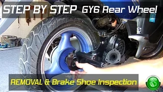 How To Remove The REAR WHEEL On A Scooter!