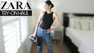 ZARA Jeans Try-On HAUL 2021 *New in  | The Allure Edition Haul