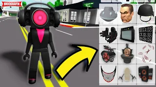 HOW TO TURN INTO Skibidi Toilet in Roblox Brookhaven! ID Codes Speakerwoman EP 60 & 61