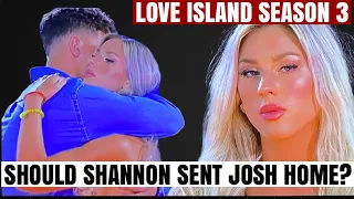 Love Island Season 3 | SHOULD SHANNON HAVE SENT JOSH HOME FOR KISSING AIMEE? FIRST ELIMINATION