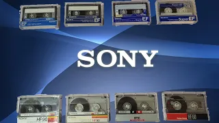 АУДИОКАССЕТЫ SONY! МОЯ КОЛЛЕКЦИЯ! ЧАСТЬ 1!