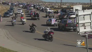 Trump Supporters From Across Colorado Participate In "MAGA Drag The Interstate" Rally