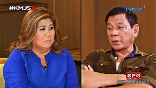 Kapuso Mo, Jessica Soho: Up close and personal with incoming President Rodrigo Duterte
