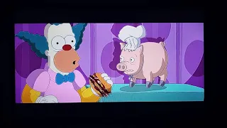 The Simpsons Movie 2007 Krusty Burger At Restaurant