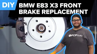 BMW E83 X3 Front Brake Pad & Rotor Replacement DIY