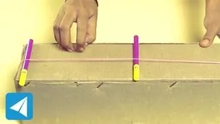 Length of rubber band determines pitch | Sound | Physics