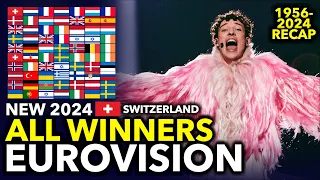All Winners of Eurovision Song Contest [1956-2024]