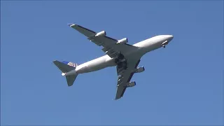 [HD] San Francisco Fleet Week 2017: Farewell to United's 747 (10/08/15)