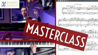 How to Play: Clair de lune by Claude Debussy | Masterclass on Un Poco Mosso measures