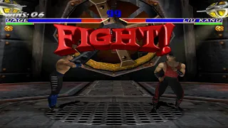 Mortal Kombat Gold (Alberto Blaze) -JOHNNY CAGE- Very Hard Master Ladder Walkthrough Dreamcast