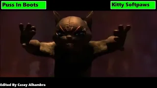 Puss in Boots (2011) Cat Dance Fight with healthbars