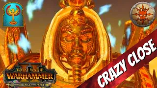 The Sphinx of Usekph Accepts All Challengers. Tomb Kings Vs Norsca. Total War Warhammer 2, MP