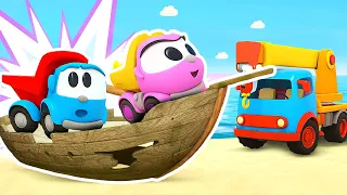 Leo the truck & new attractions for friends! Full episodes of funny cartoons for kids. Cars for kids
