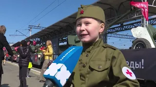 Поезд победы прибыл в Хабаровск