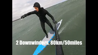 Downwind Foil, Open Lake and River Run