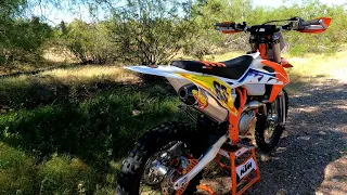 FMF 4.1 RCT & Mega Bomb Header vs Stock Exhaust on a 2022 KTM 450 XC-F