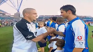 The Only Time Ronaldo (R9) & Cristiano Ronaldo (CR7) Met In A Football Match