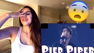 BTS PIED PIPER REACTION [방탄소년단 정국 직캠]