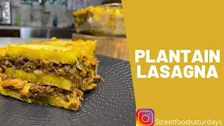 Plantain lasagna