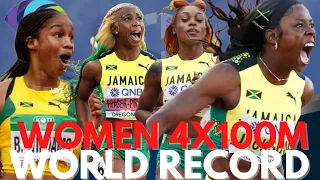 JAMAICA’S  🇯🇲 4X100M Women World Record 2022