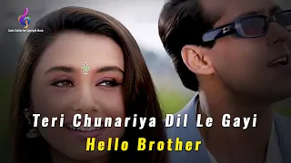 Teri Chunariya  | Remix | Hello Brother| Kumar Sanu, Alka Yagniks |🎧 | #audiostationnocopyrightmusic