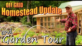 Life Updates and Garden Tour From Our Off Grid Mountain Homestead   Vlog 71