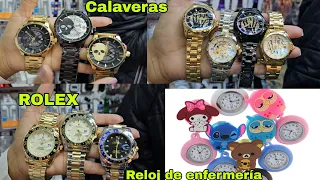 LOS RELOJES MÁS ECONÓMICOS, RÉPLICAS, MK, PANDORA, ROLEX, ENFERMERA Y MUCHO MÁS! LA CASA DEL RELOJ