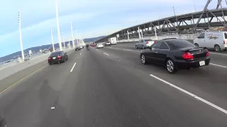 San Francisco to Berkeley - Commute on Triumph Street Triple R