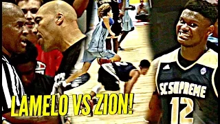 LaMelo Ball vs Zion Williamson!! CRAZIEST AAU GAME EVER!!!