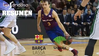 Barça Lassa - Unicaja (94-83) RESUMEN // Jornada 18 Liga Endesa