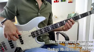 The Jimi Hendrix Experience - Manic Depression [Bass Cover]