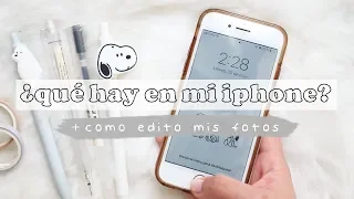 ¿QUÉ HAY EN MI IPHONE? 2019 + cómo edito mis fotos para instagram | sofiapricot