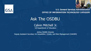 Ask The OSDBU Training for 8(a) STARS III Industry Partners
