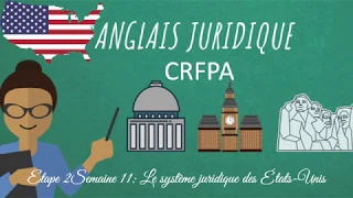 🇺🇸🇬🇧 Comprendre le système juridique des États-unis pour l' #anglaisjuridique du #CRFPA2020 🇬🇧🇺🇸