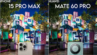 iPhone 15 Pro Max vs Huawei Mate 60 Pro Camera Comparison