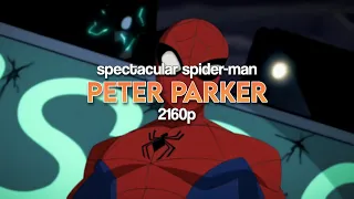 peter parker (spectacular spider-man) | scene pack [4k]