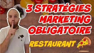 ✅ 3 Stratégies Marketing Obligatoires pour ton Restaurant en 2021