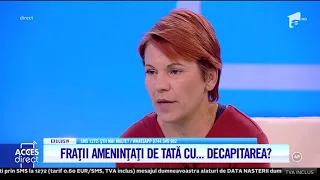 O mamă spune chinul pe care l-ar fi îndurat acasă. Copiii ar fi amenințați cu moartea de tatăl lor